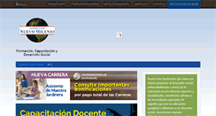 Desktop Screenshot of fnuevomilenio.org.ar