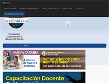 Tablet Screenshot of fnuevomilenio.org.ar